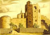 Starý hrad v roce 1787 - autor neznámý [nové okno]
